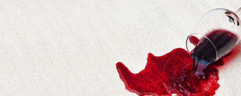 Five ways to remove red wine stains