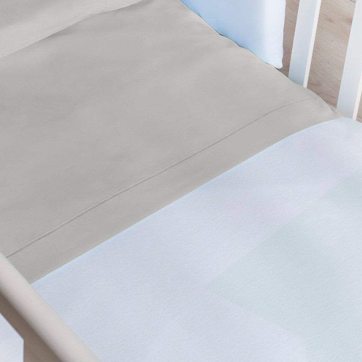 Top Sheet for Babies in Pure Cotton Solid Color - Pix