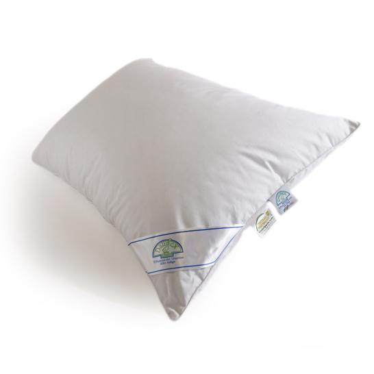 Pillow in white goose down and feathers - Soft