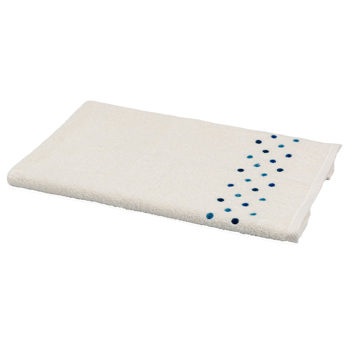 Towels in Terry Cotton with Embroidered Polka Dots - Coriandoli