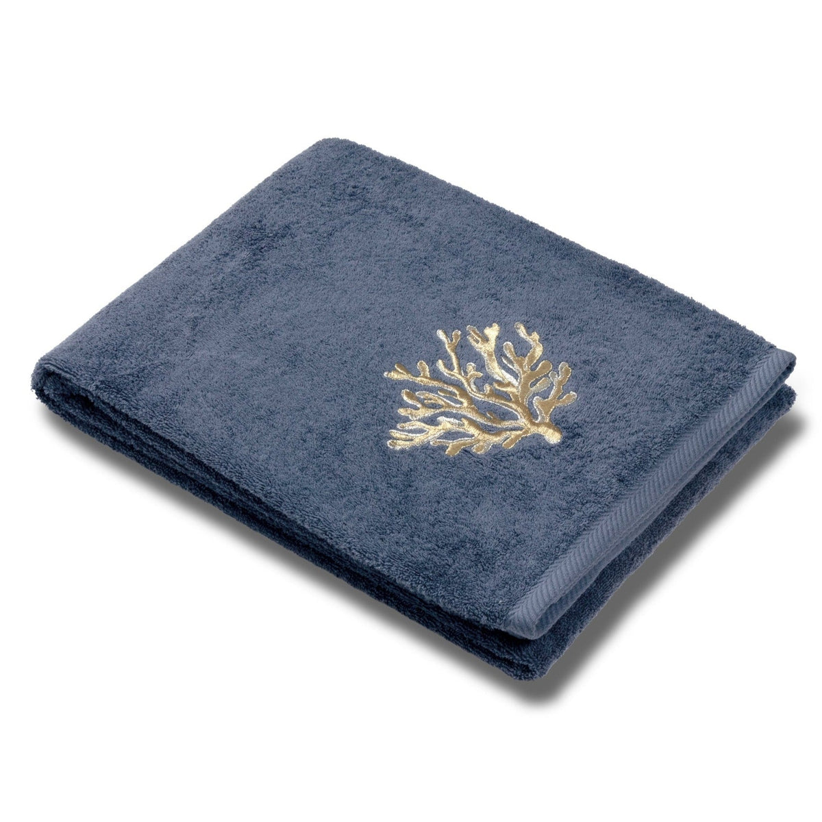 Towels in Terry Cotton with Embroidery - Coralli