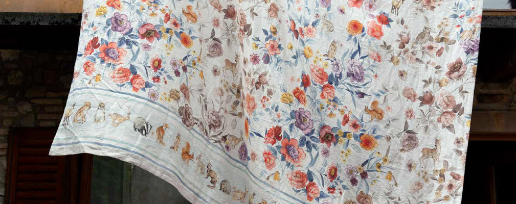 Elegant and colorful: mezzeri, the Italian bedspreads