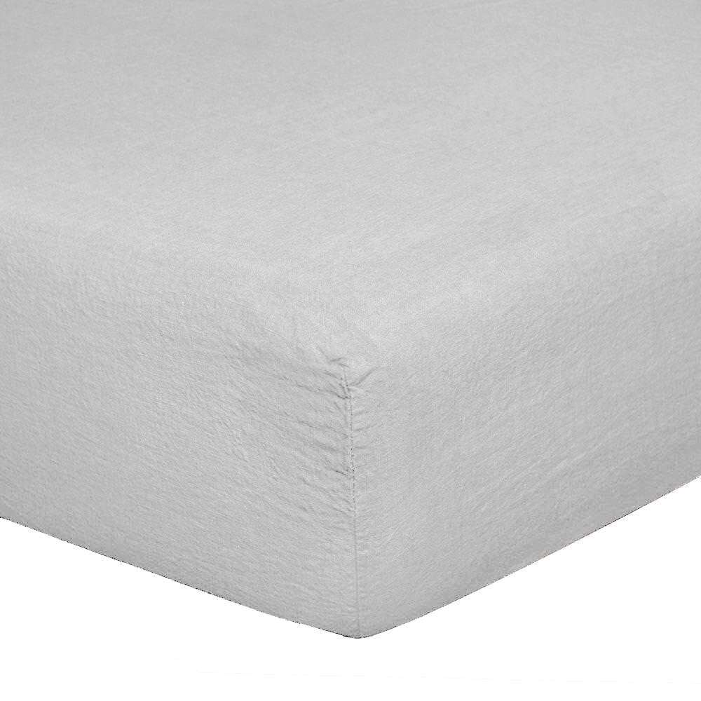 Bottom Sheet in Pure Linen StoneWashed with Corners - Luxury