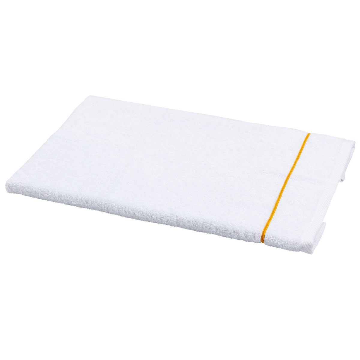 Towels in Terry Cotton with Satin Stitch line - Atollo