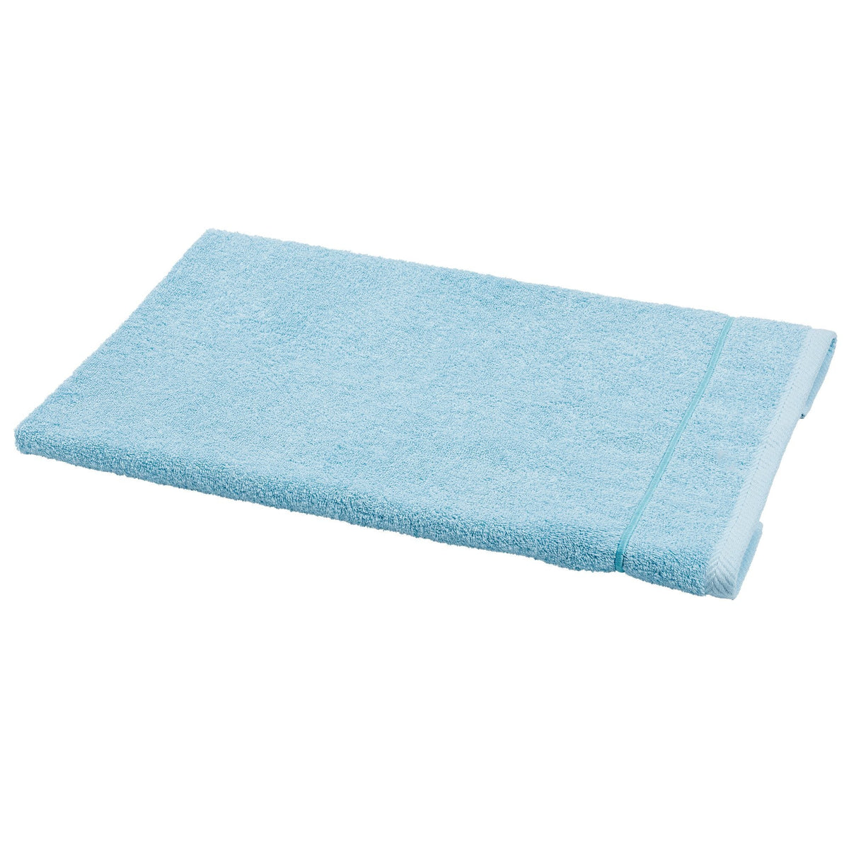 Handtücher aus Frottee-Baumwolle mit Satinstich-Linie – Atollo