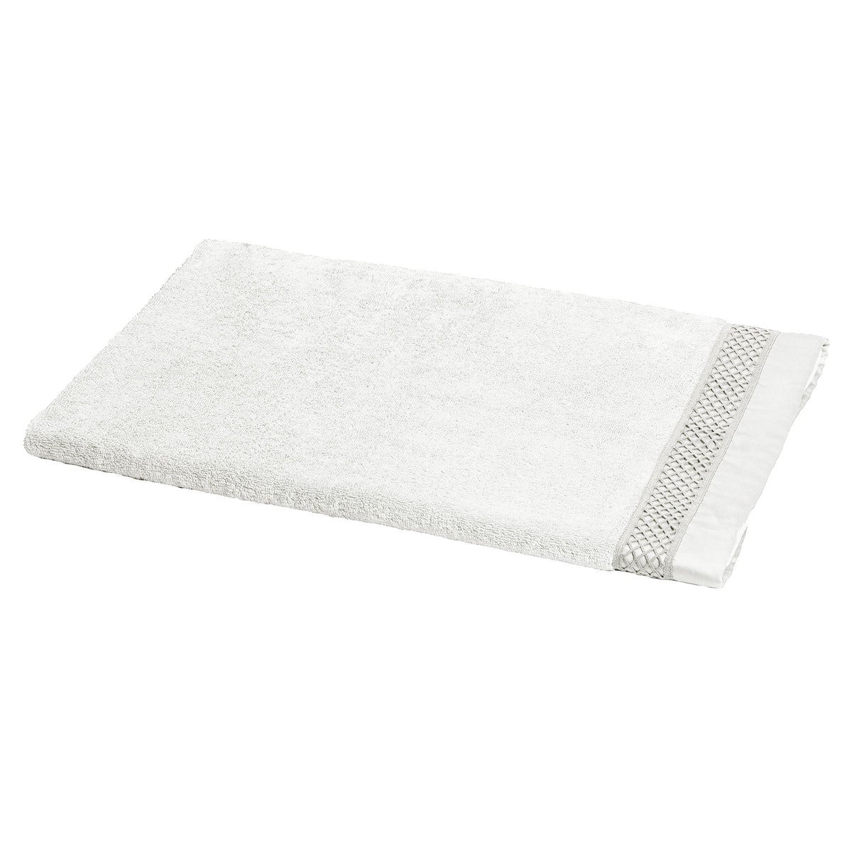 Towels in Terry Cotton with Satin and Lace Flounce - Brio