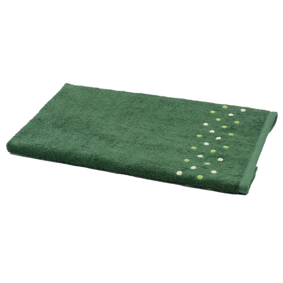 Towels in Terry Cotton with Embroidered Polka Dots - Coriandoli