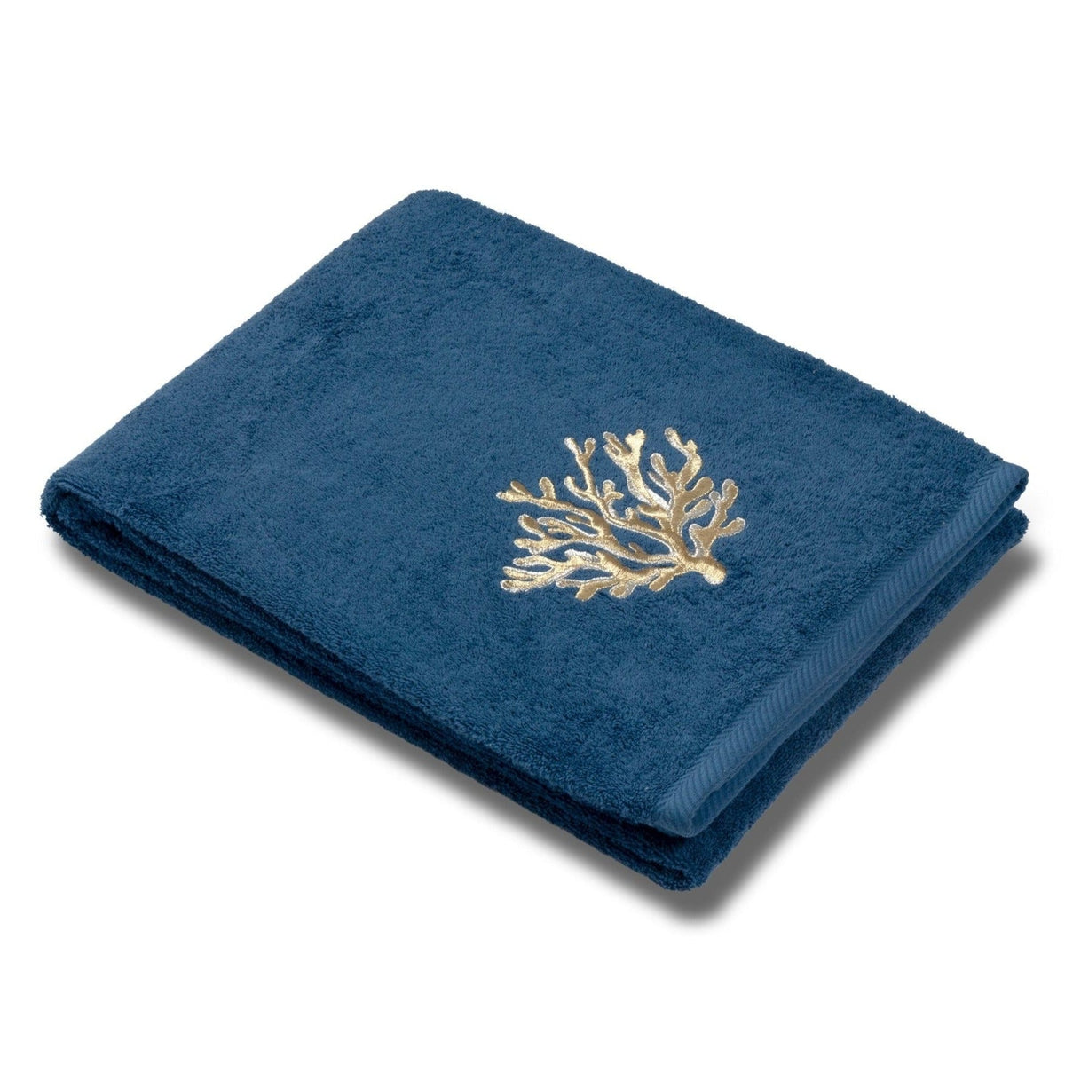 Handtücher aus Frottee-Baumwolle mit Stickerei – Coralli