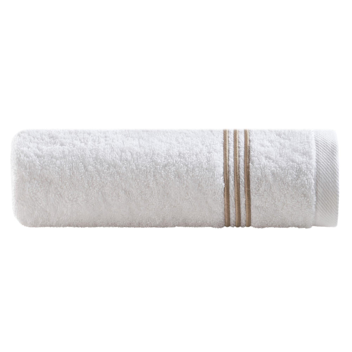 Handtücher aus Frottee-Baumwolle mit Satinstichlinien – Daytona