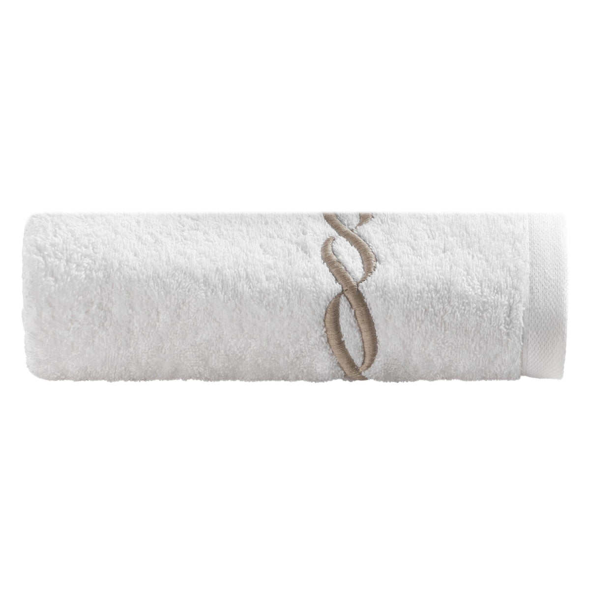Towels in Terry Cotton with Embroidery - Zeus