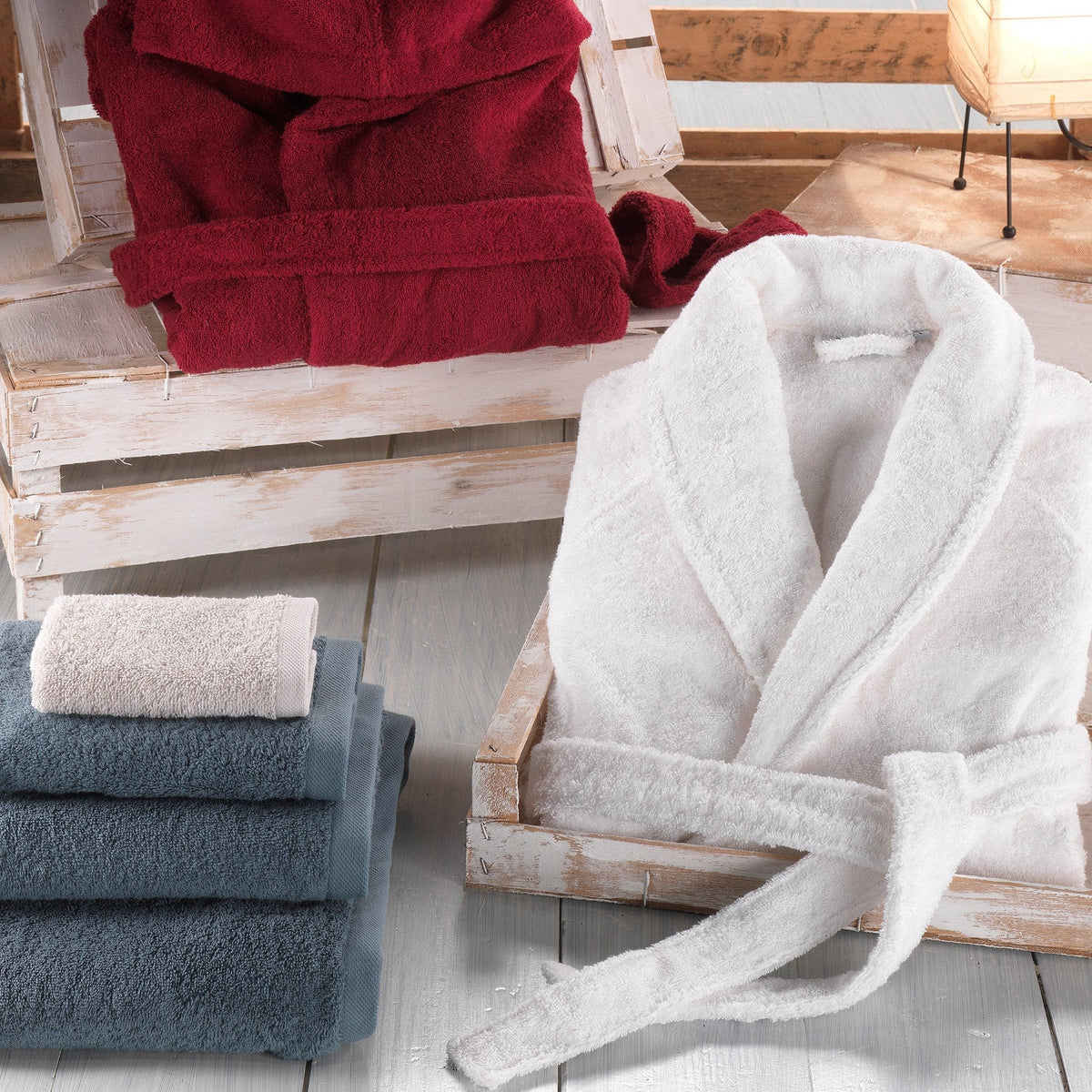 Towels in Terry Cotton - Perla