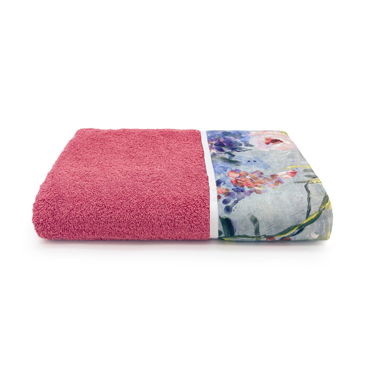 Towels in Terry Cotton with Satin Flounce - Acquerello