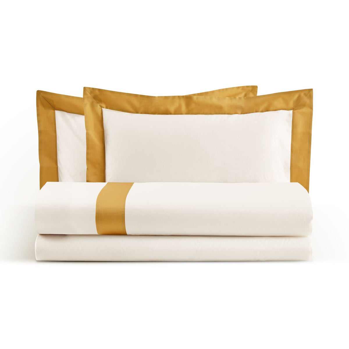 Bettbezug-Set aus reiner Baumwolle mit Satinrand – Diamante