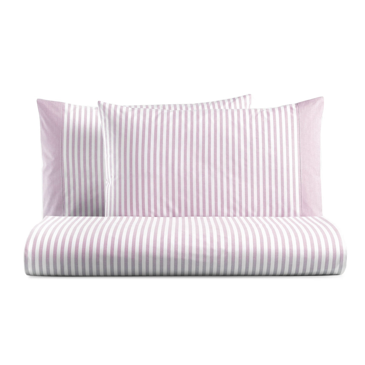 Bettbezug-Set aus reiner, garngefärbter, gestreifter Baumwolle – Tif