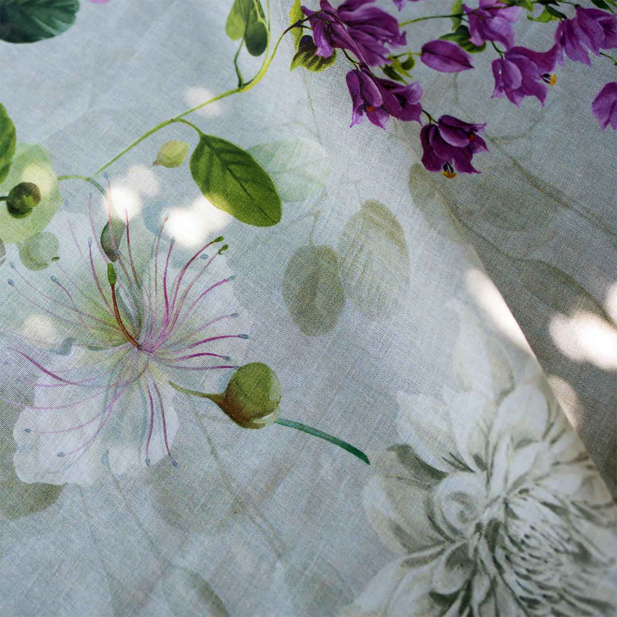 Tischdecke aus reiner Baumwolle mit Blumenmuster – Biscondola