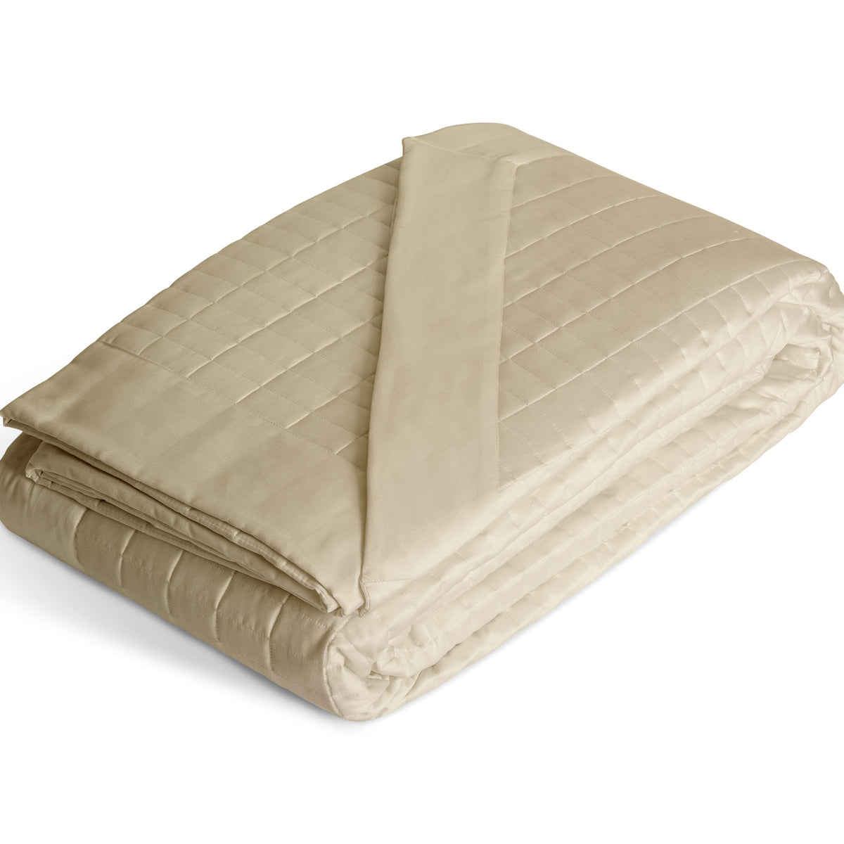 Leichte Steppdecke aus Baumwollsatin – Smeraldo